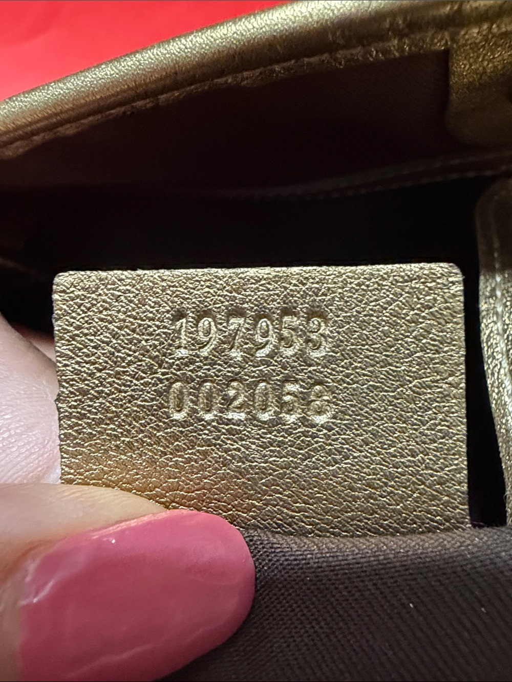 GUCCI Brown GG Monogram Canvas Tote with Gold Trim - Picture 9 of 15